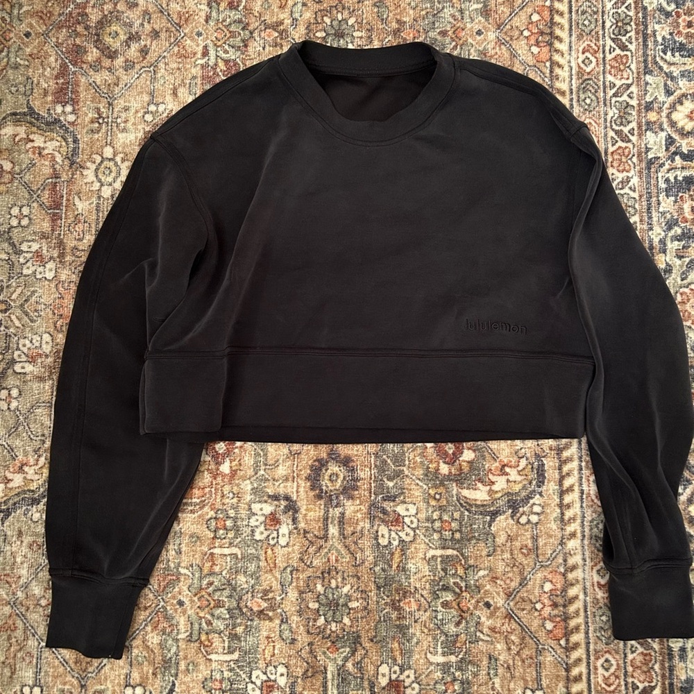 lululemon athletica Black Sweatshirt